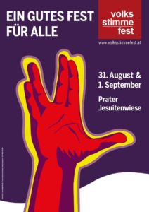 Plakat Volksstimmefest 2019
