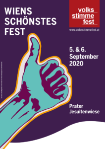 Volksstimmefest 2020 Plakat